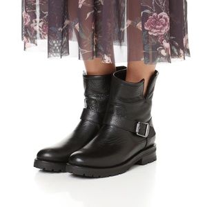 Frye Women’s Natalie Engineer Leather Moto Boots